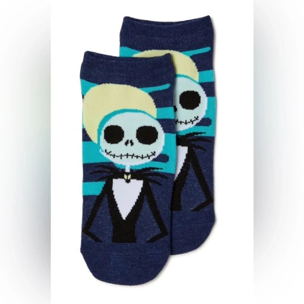 2sets Disney’s Nightmare Before Christmas black No Show Socks FREE with purchase